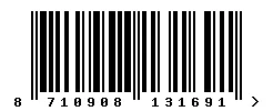 EAN barcode 8710908131691