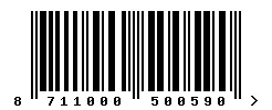 EAN barcode 8711000500590