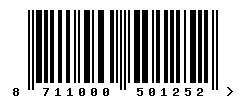 EAN barcode 8711000501252