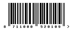 EAN barcode 8711000520109