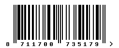 upc 8711700735179 barcode image