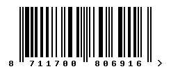 upc 8711700806916 barcode image