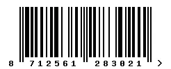 EAN 8712561283021 barcode image