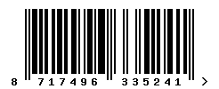 EAN barcode number 8717496335241
