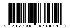 upc 8717496871954 barcode image