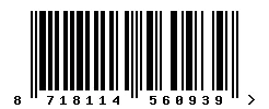 EAN barcode 8718114560939
