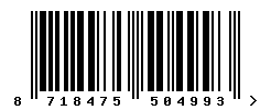 upc 8718475504993 barcode image
