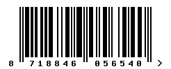 EAN barcode number 8718846056540