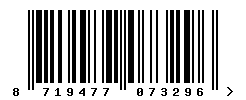 EAN barcode number 8719477073296