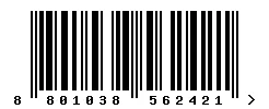 EAN barcode 8801038562421