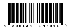 EAN barcode number 8806135244911