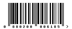 EAN barcode number 88061825