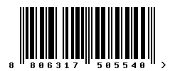 upc 8806317505540 barcode image