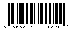 EAN barcode number 8806317511329