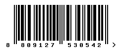 upc 8809127530542 barcode image