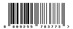 EAN barcode 8809255783773