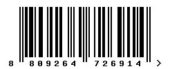upc 8809264726914 barcode image