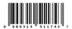 upc 8809314511743 barcode image