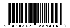 upc 8809317284316 barcode image