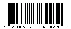 EAN barcode 8809317284934