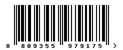 EAN barcode 8809355979175