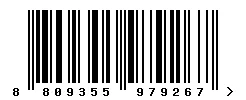 EAN barcode 8809355979267
