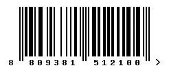 8809381512100 barcode