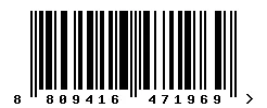 EAN barcode 8809416471969