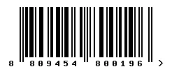EAN barcode 8809454800196