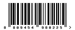 EAN barcode 8809454980225