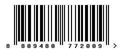 upc 8809480772009 barcode image