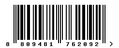 upc 8809481762092 barcode image
