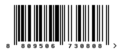 EAN barcode number 8809506730808
