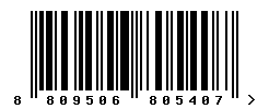upc 8809506805407 barcode image