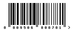 upc 8809506808781 barcode image