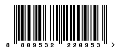 EAN barcode 8809532220953