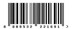 EAN 8809532221691 barcode image