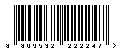 8809532222247 barcode