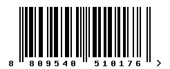 EAN barcode number 8809540510176
