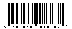 upc 8809540510237 barcode image