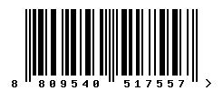 upc 8809540517557 barcode image