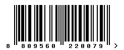 EAN barcode number 8809560220079