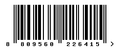 upc 8809560226415 barcode image