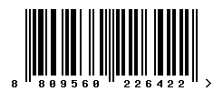 upc 8809560226422 barcode image