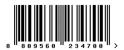 8809560234700 barcode