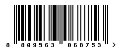EAN barcode 8809563068753