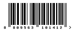 EAN barcode 8809563101412
