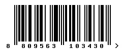 EAN barcode 8809563103430