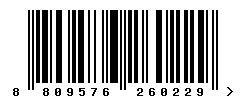 8809576260229 barcode