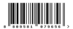 EAN barcode 8809581079656